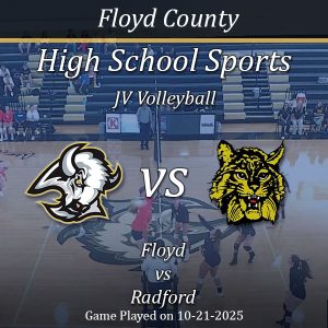 JV Volleyball 2025: Floyd Vs Radford