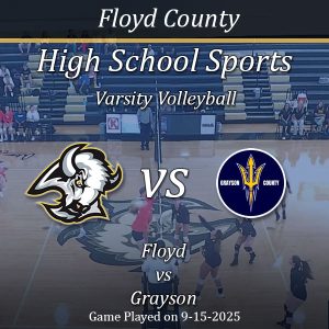 Varsity Volleyball 2025: Floyd Vs Grayson County