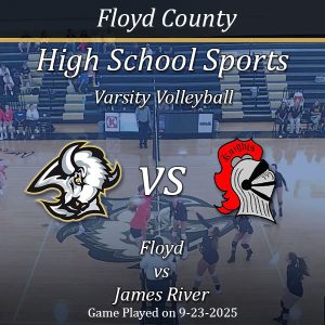 Varsity Volleyball 2025: Floyd Vs James River