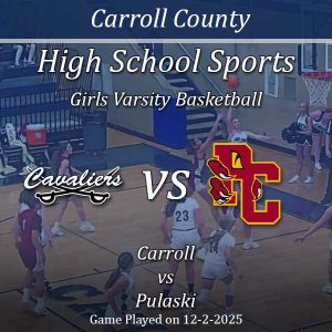 Girls Varsity Basketball 2025: Carroll Vs Pulaski